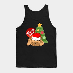 Christmas Dog Merry Xmas T-Shirt T-Shirt Tank Top